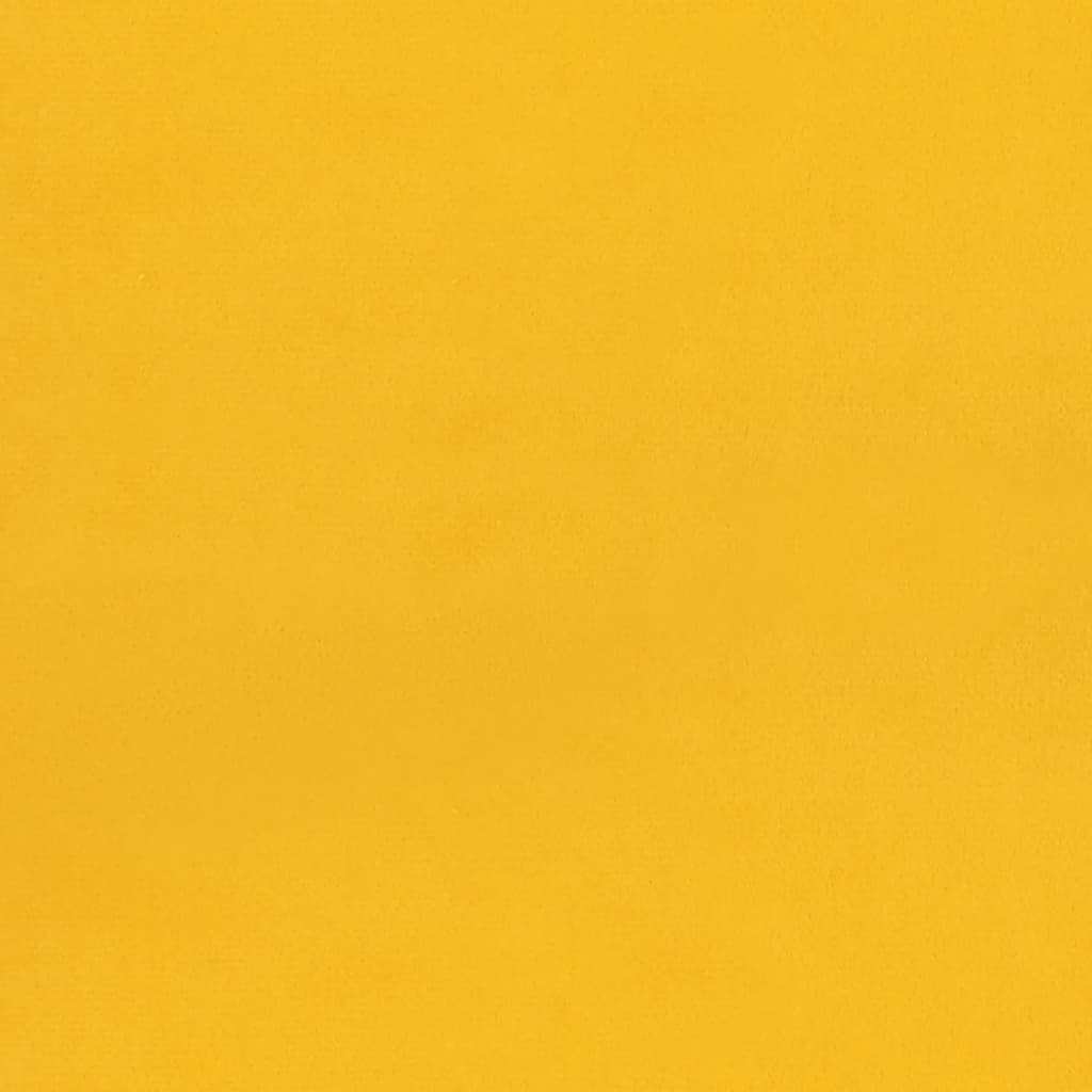 Canapé-lit à 2 places avec deux oreillers Jaune Velours - XIOS