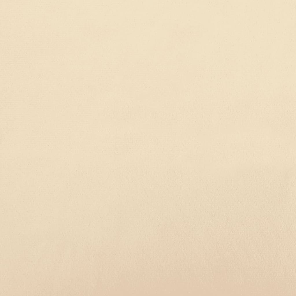 Canapé-lit à 2 places crème velours - XIOS