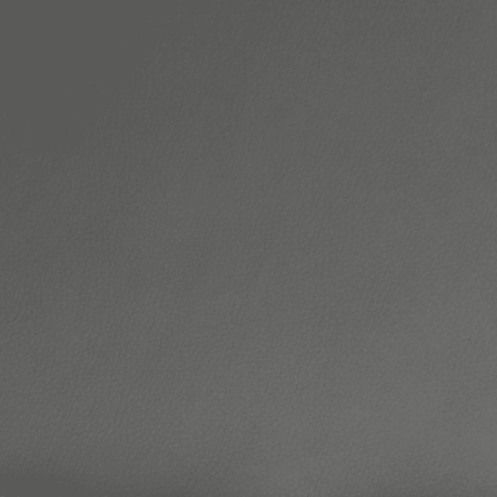 Canapé-lit 2 places gris similicuir