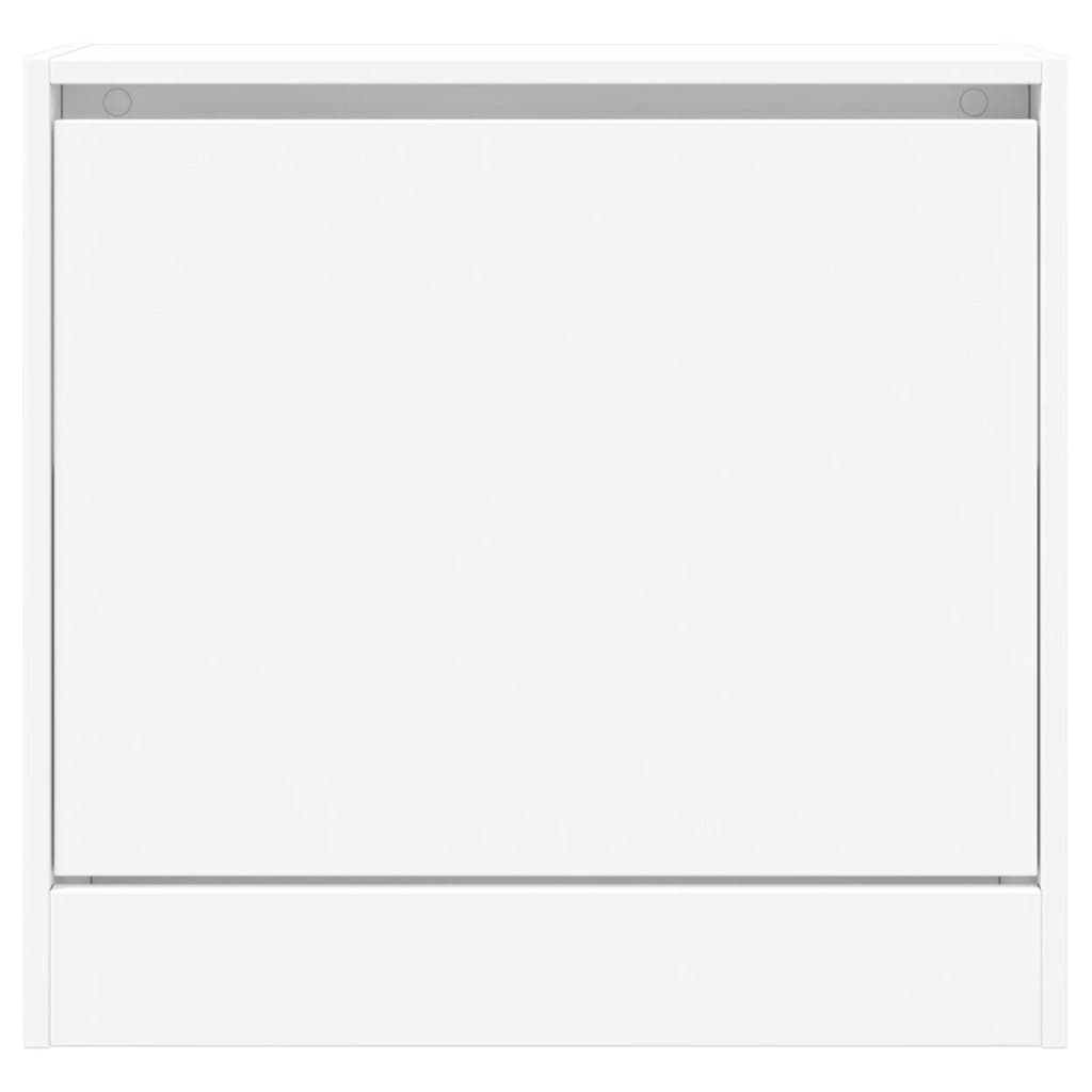 Armoire à chaussures blanc 60x21x57 cm bois d'ingénierie - XIOS