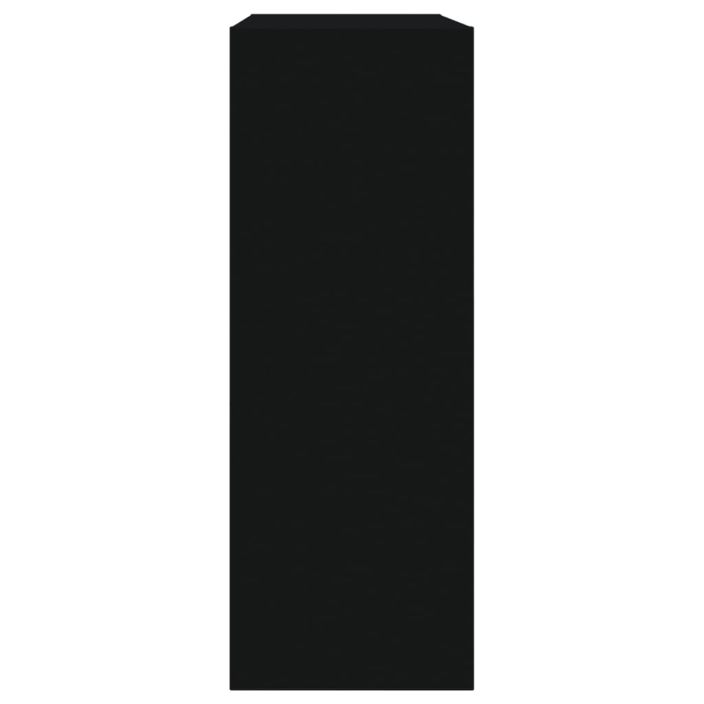 Armoire à chaussures noir 60x21x57 cm bois d'ingénierie - XIOS