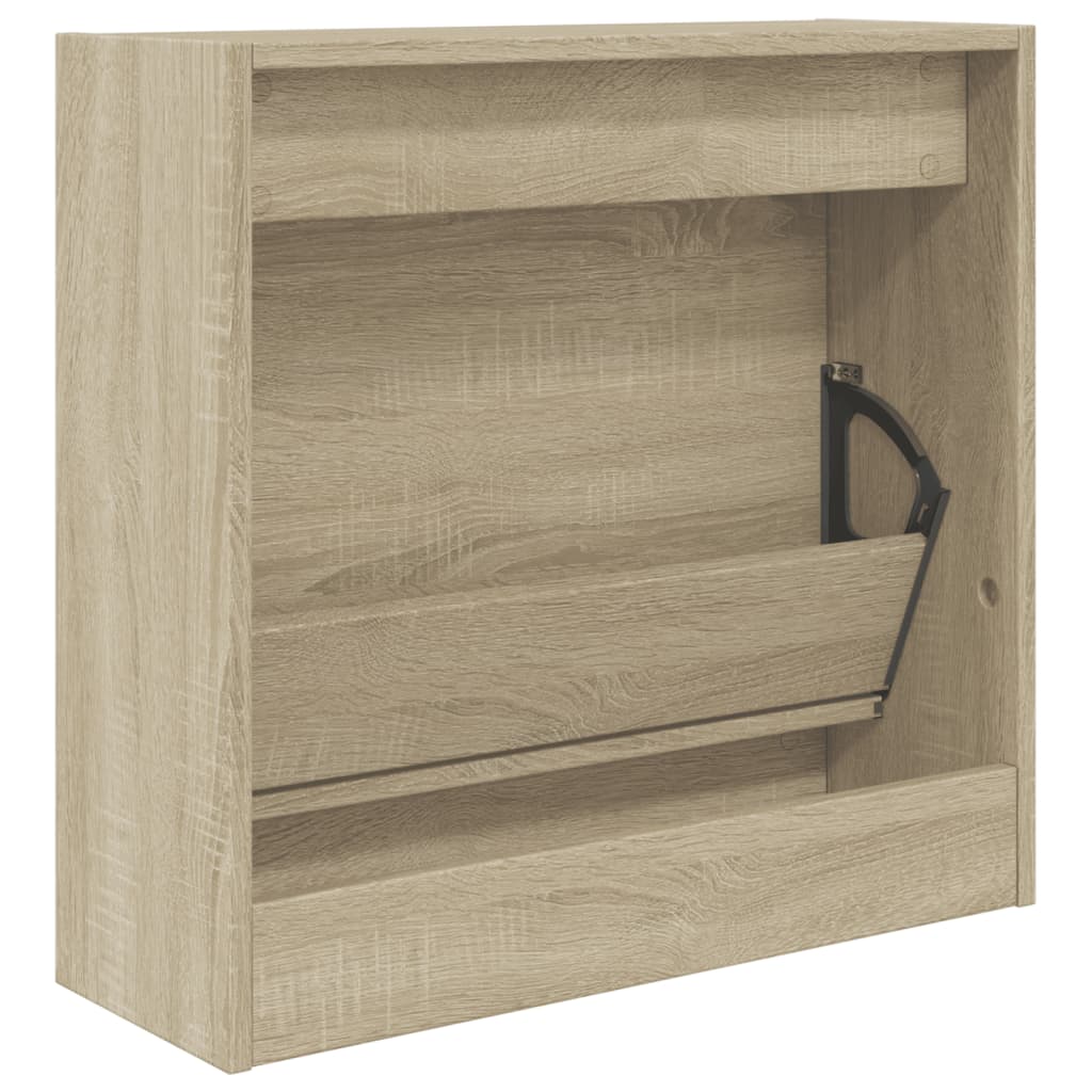 Armoire à chaussures chêne sonoma 60x21x57 cm bois d'ingénierie - XIOS