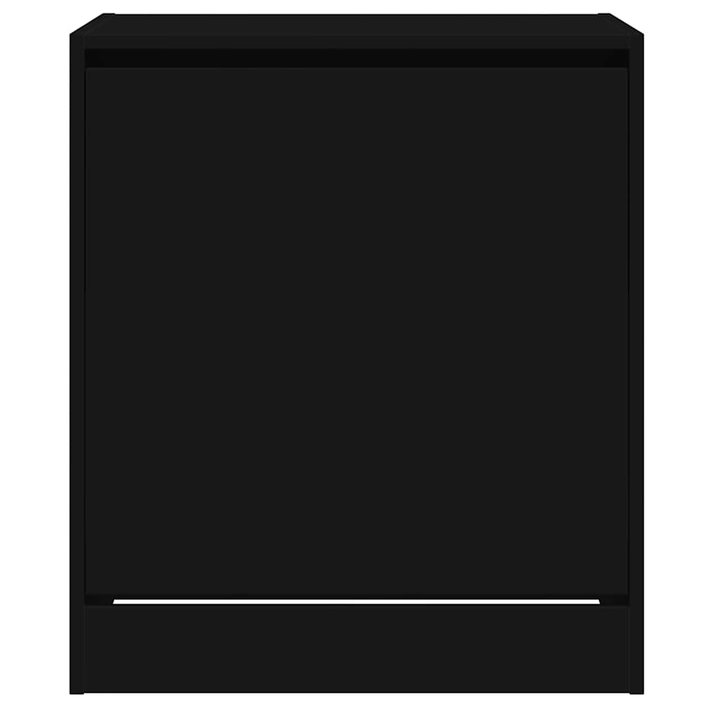 Armoire à chaussures noir 60x42x69 cm bois d'ingénierie - XIOS