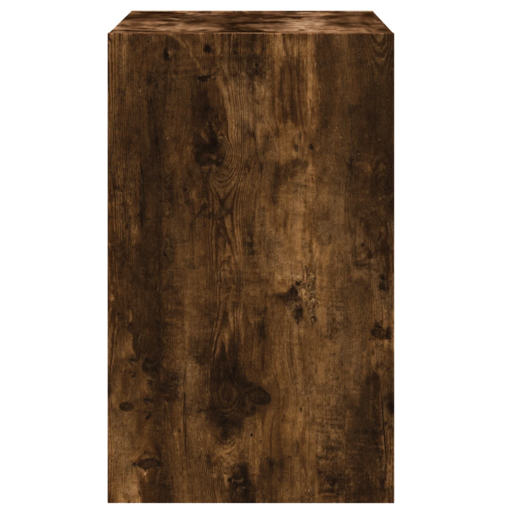 Armoire à chaussures chêne fumé 60x42x69 cm bois d'ingénierie - XIOS