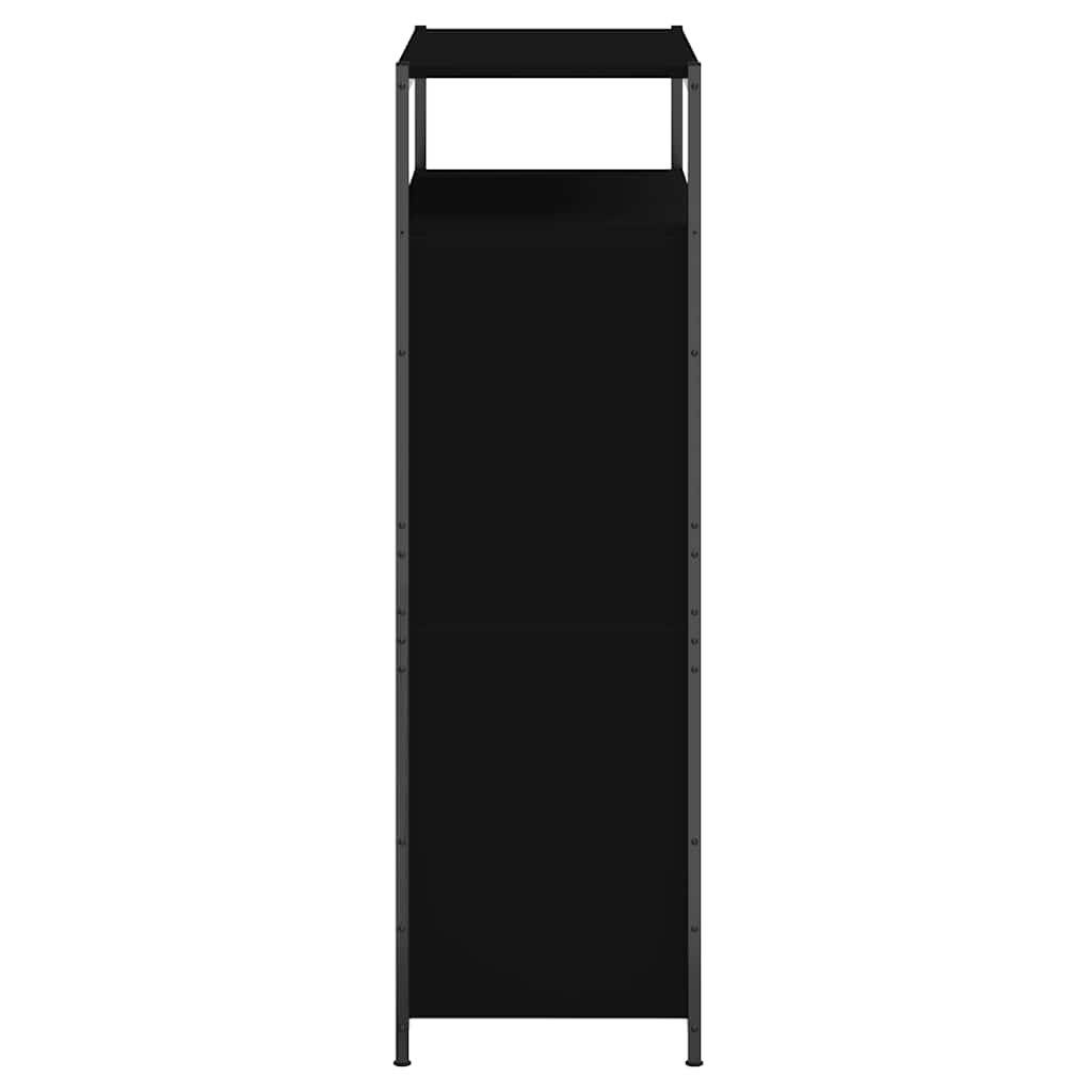 Armoire à chaussures noir 75x34x112 cm bois d'ingénierie - XIOS