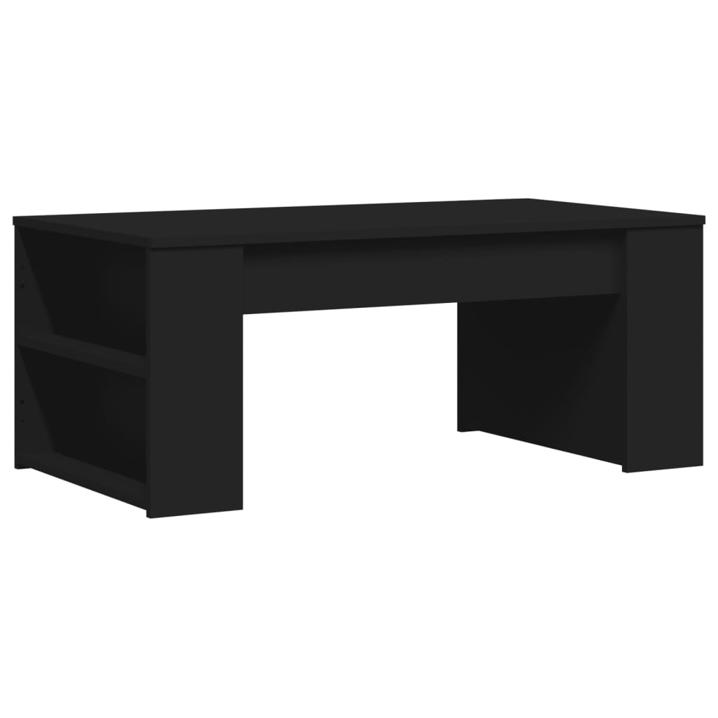 Table basse noir 102x55x42 cm bois d'ingénierie - XIOS
