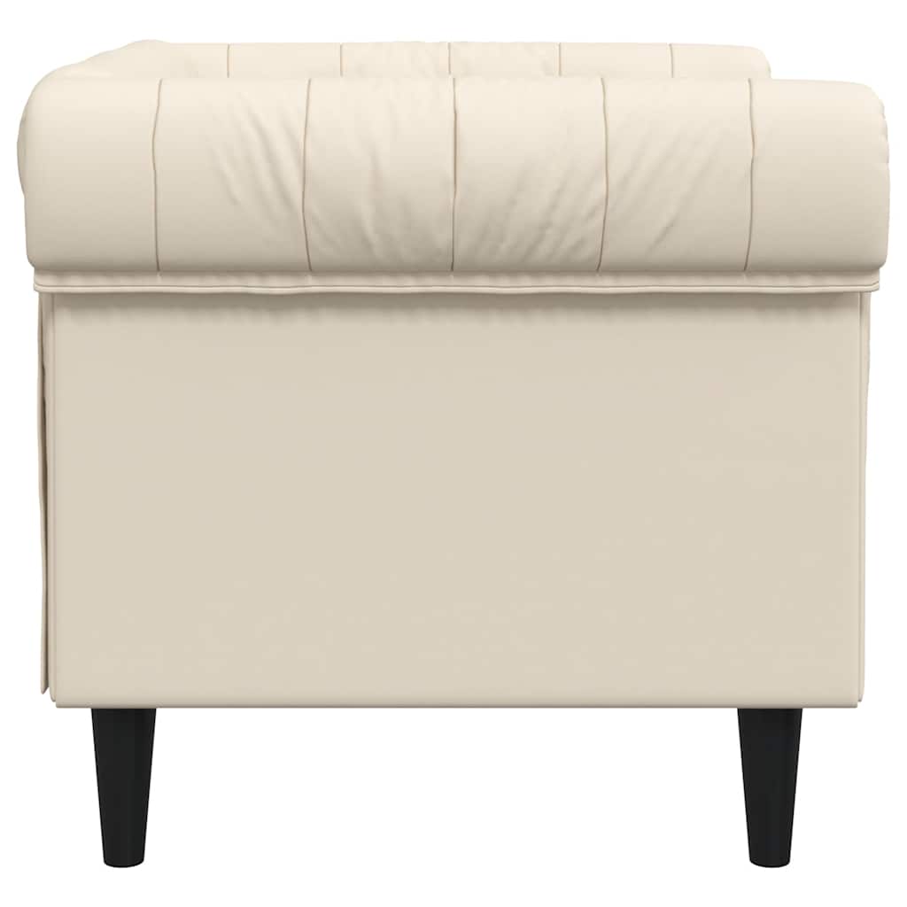 Fauteuil Chesterfield lin