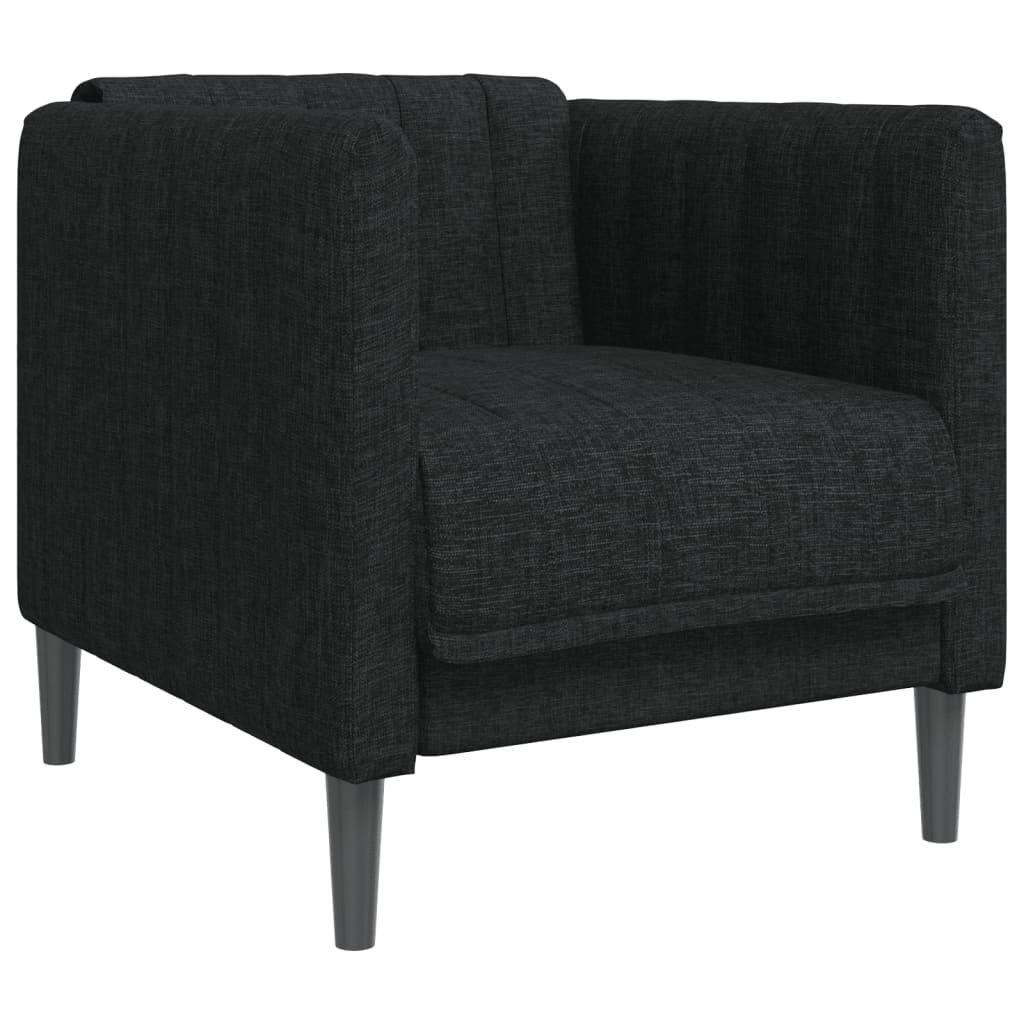 Fauteuil noir tissu - XIOS