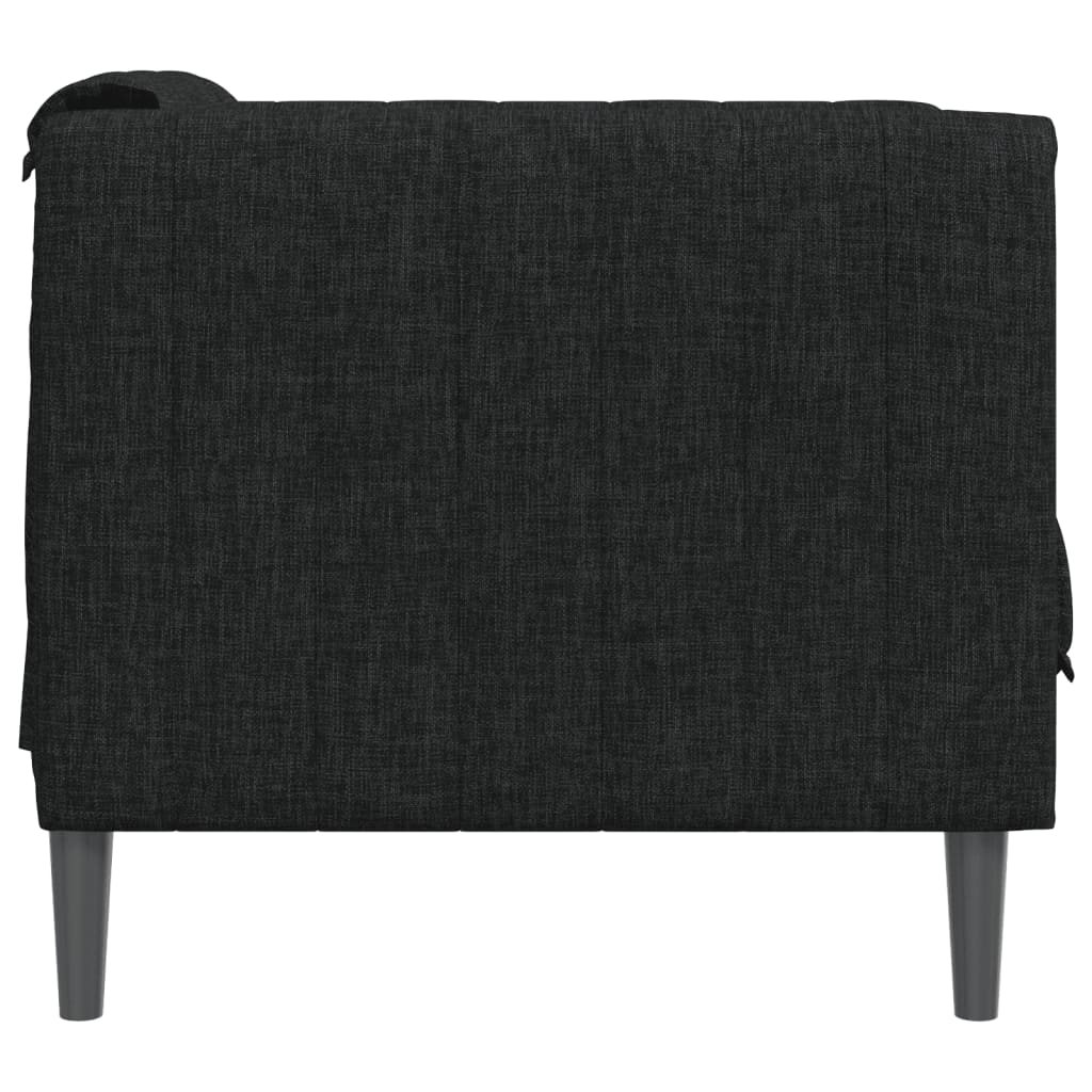 Fauteuil noir tissu - XIOS