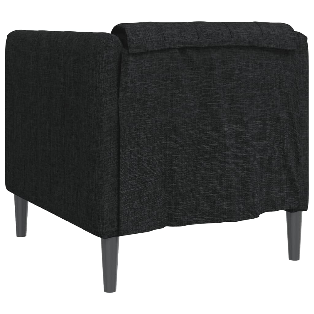 Fauteuil noir tissu - XIOS