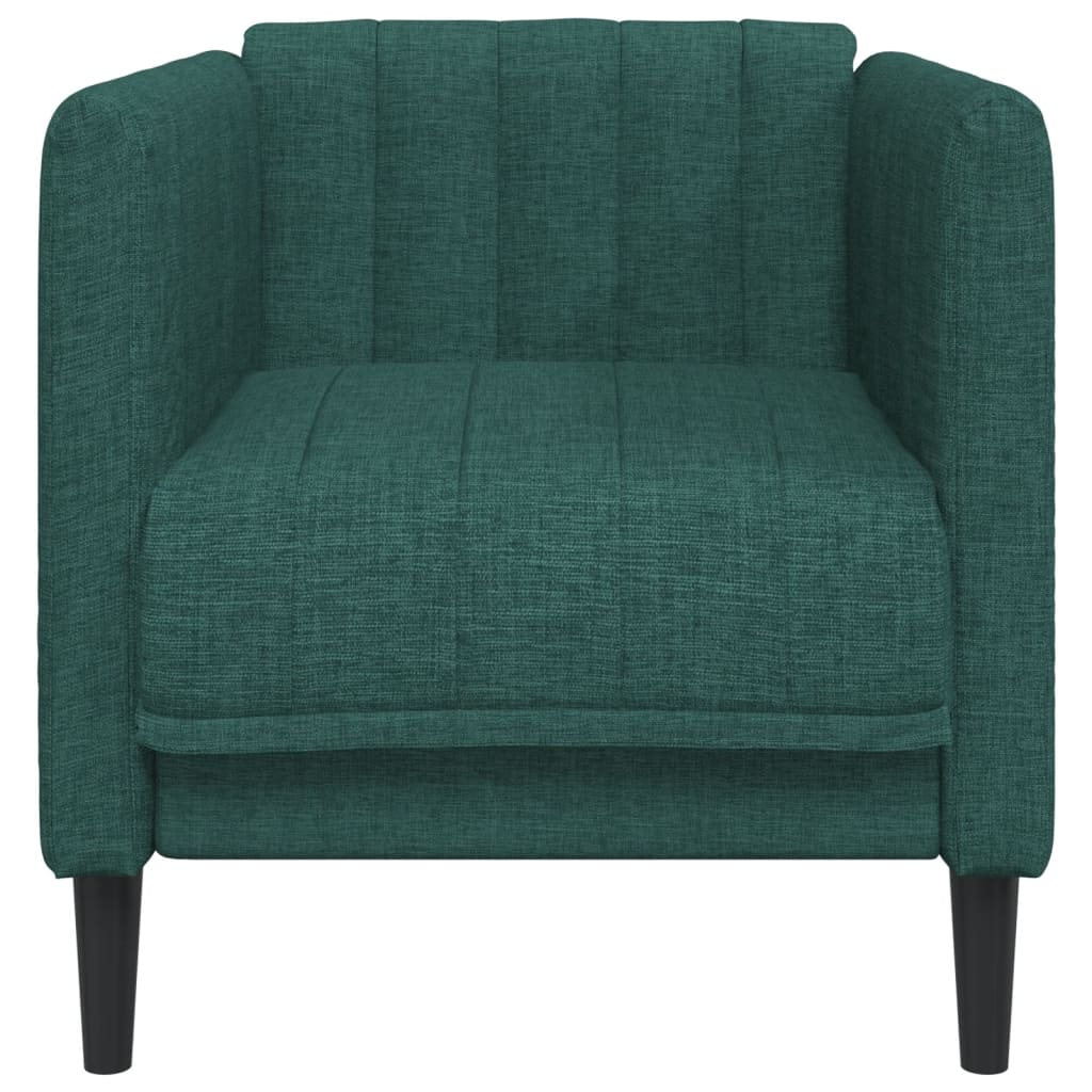 Fauteuil vert foncé tissu - XIOS