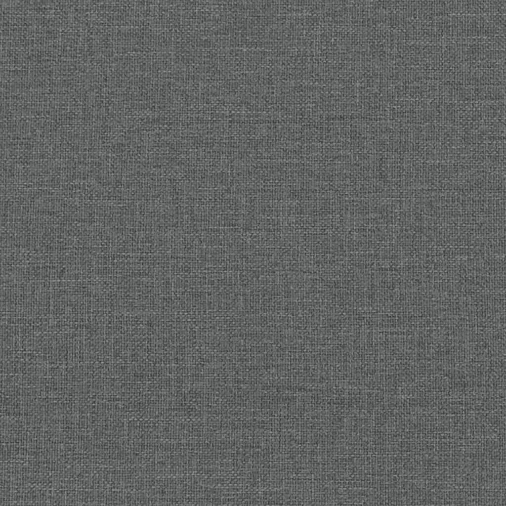 Canapé à 2 places gris foncé tissu - XIOS