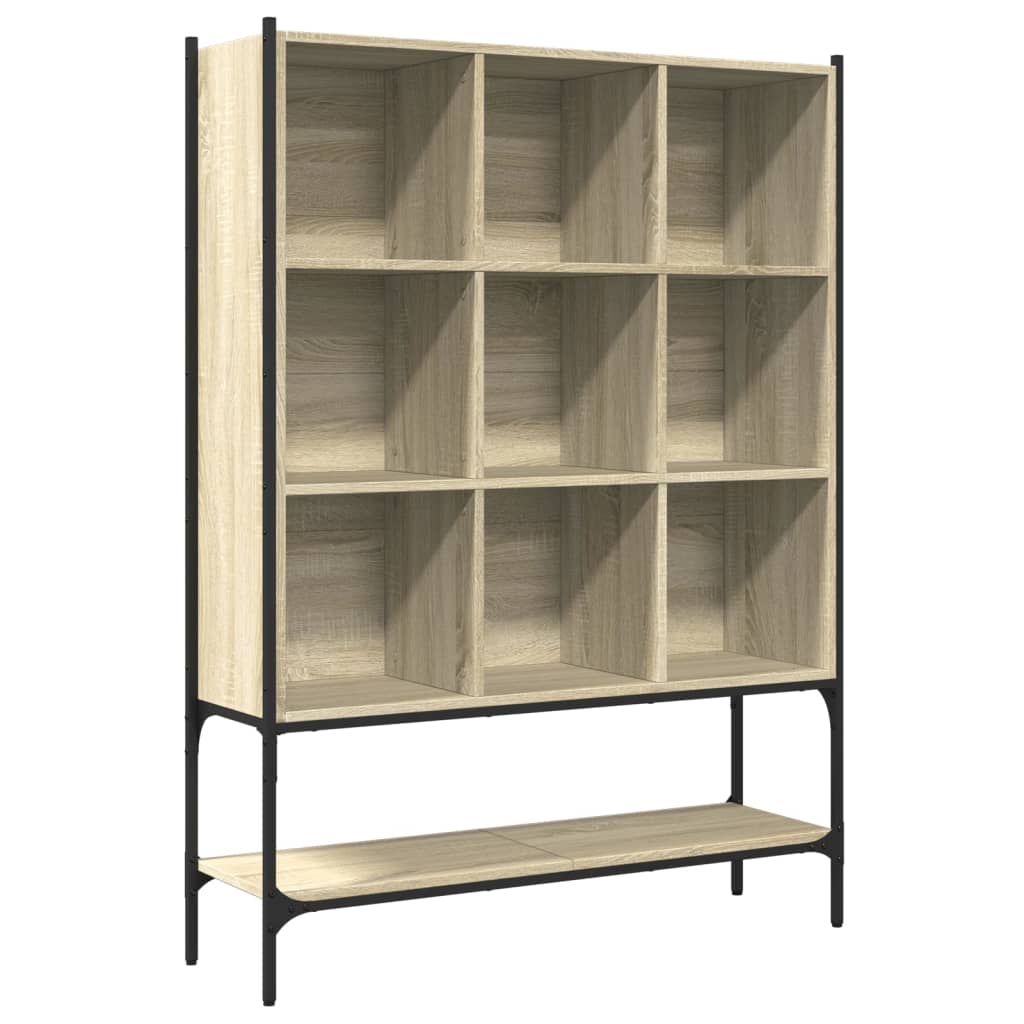 Bibliothèque chêne sonoma 102x30x141,5 cm bois d'ingénierie - XIOS