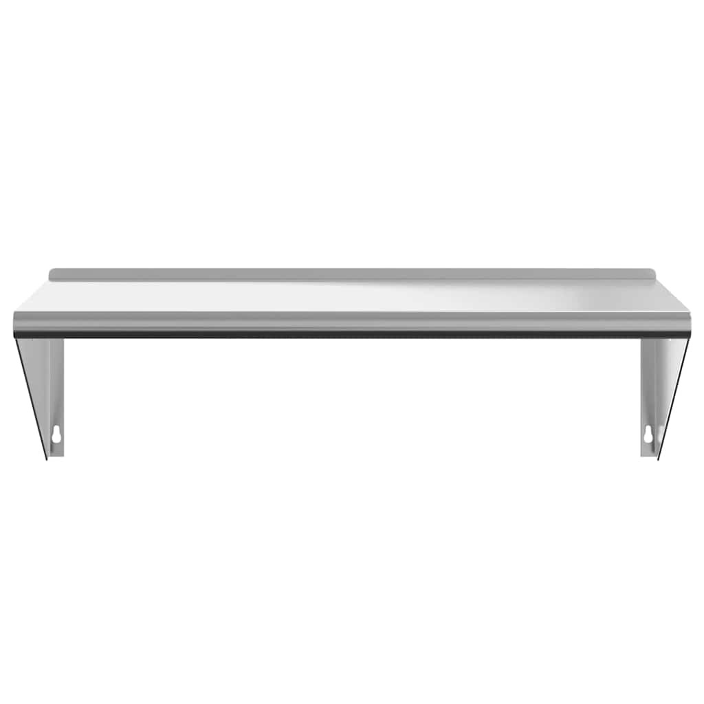 Étagère murale 100x45x31 cm argenté acier inoxydable - XIOS