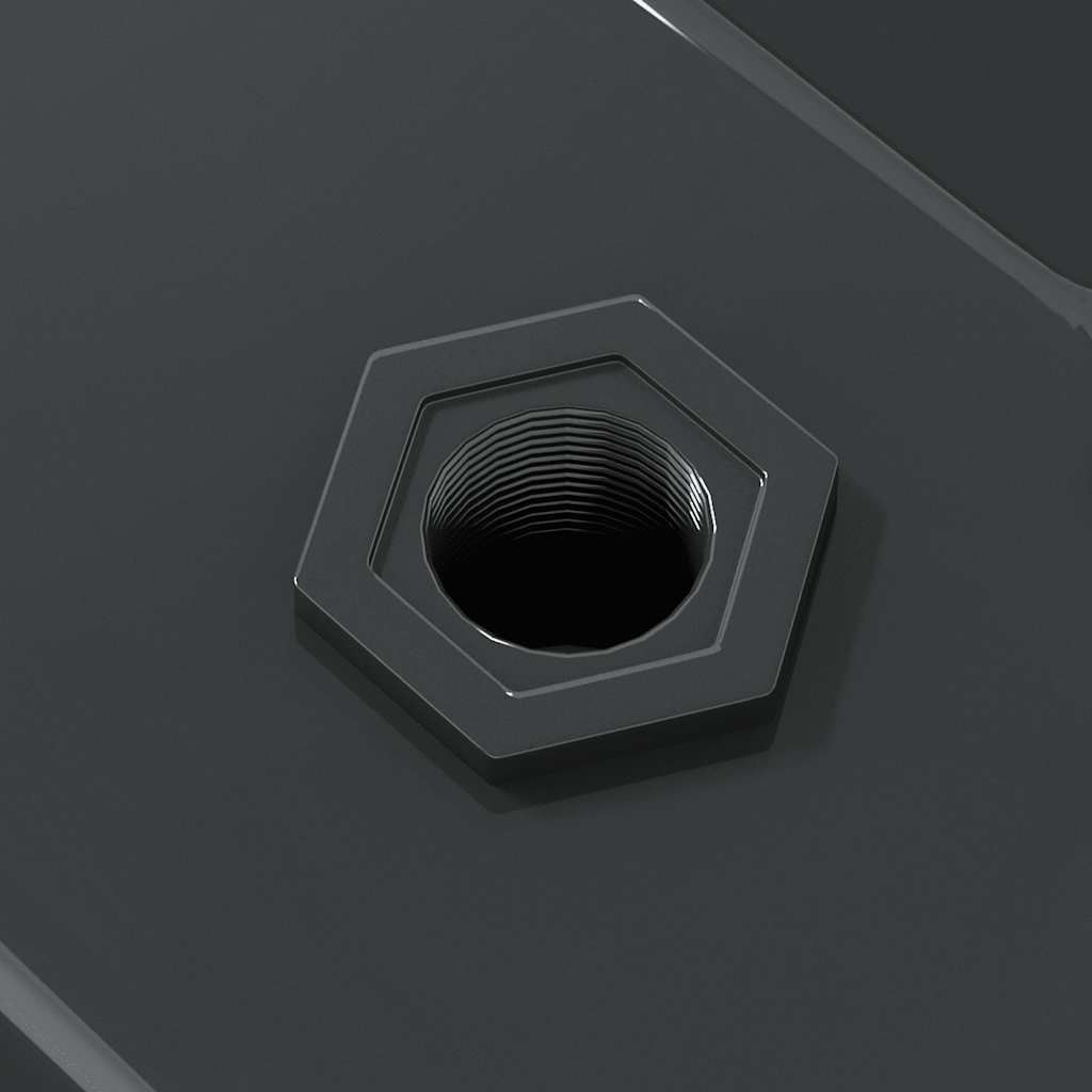 Étagères murales 2 pcs 100x30x3 cm noir acier inoxydable - XIOS