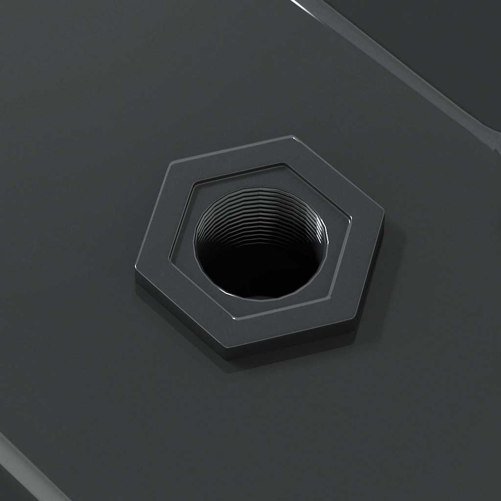 Étagères murales 2 pcs 50x23,5x3 cm noir acier inoxydable - XIOS