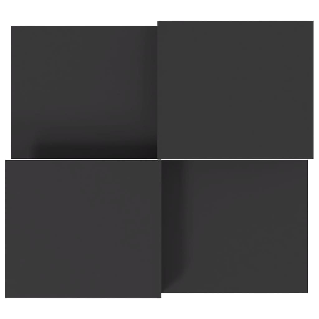 Tables basses 2 pcs gris bois d'ingénierie - XIOS