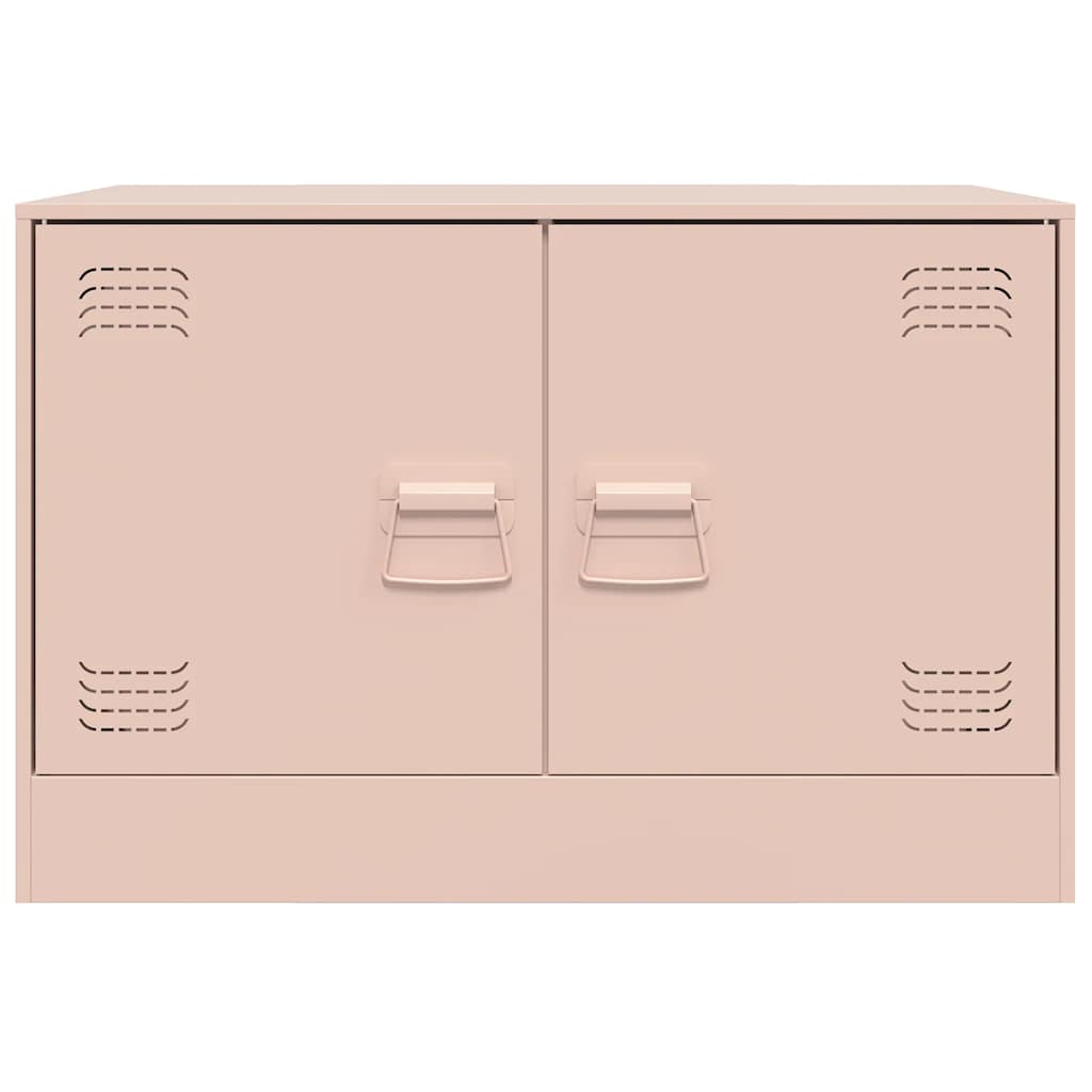 Meubles TV 2 pcs rose 67x39x44 cm acier - XIOS