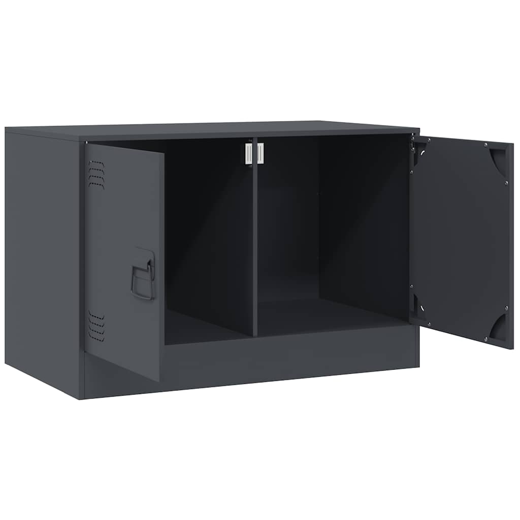 Meubles TV 2 pcs anthracite 67x39x44 cm acier - XIOS