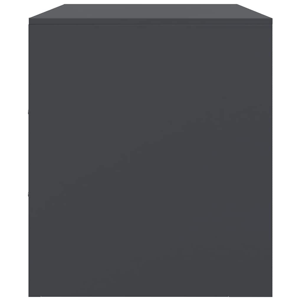 Meubles TV 2 pcs anthracite 67x39x44 cm acier - XIOS