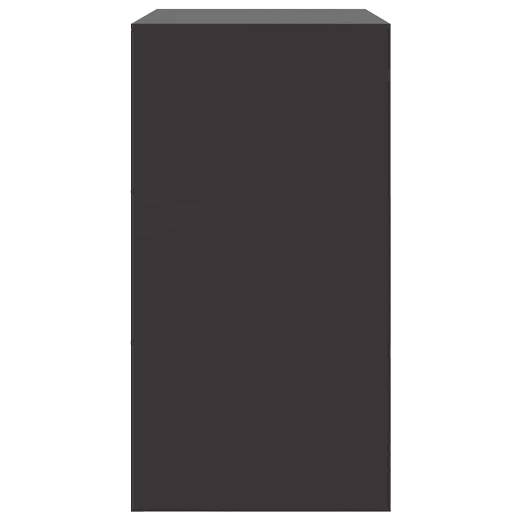 Buffet noir 67x39x73 cm acier - XIOS