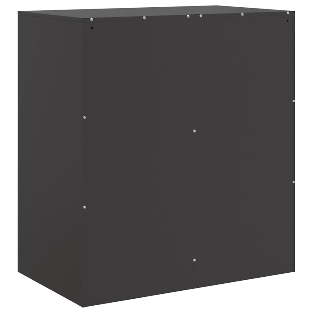 Buffet noir 67x39x73 cm acier - XIOS