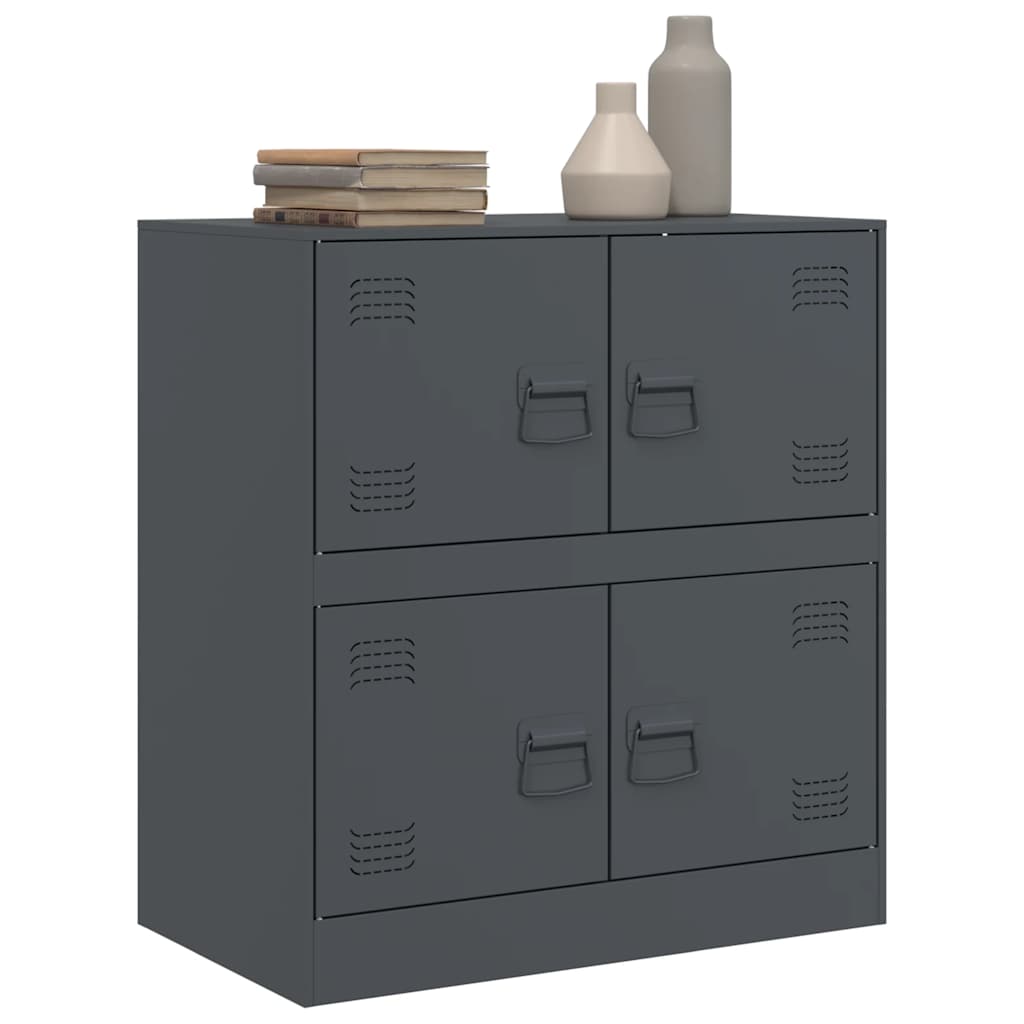 Buffet anthracite 67x39x73 cm acier - XIOS