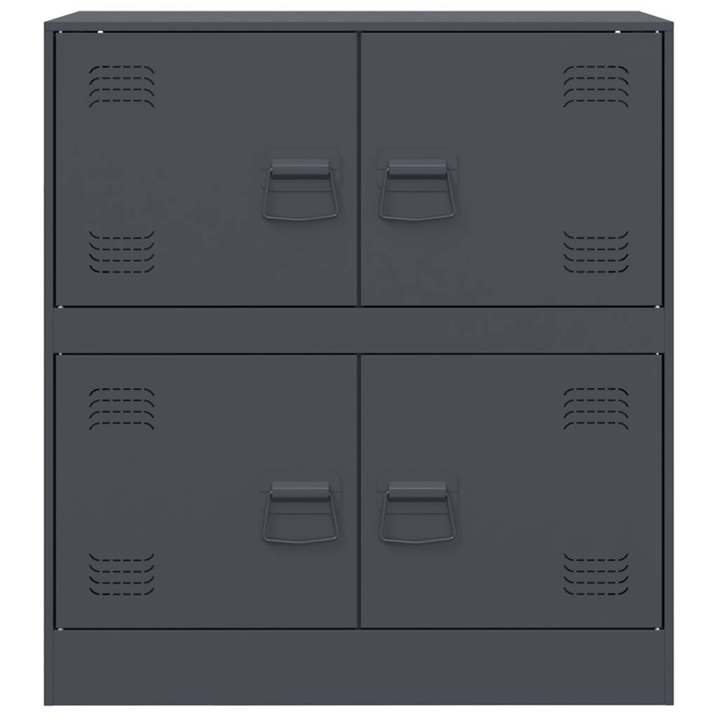 Buffet anthracite 67x39x73 cm acier - XIOS