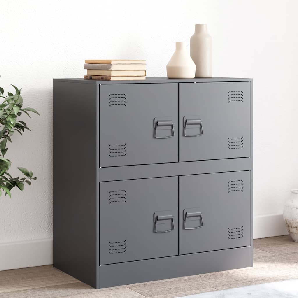 Buffet anthracite 67x39x73 cm acier - XIOS