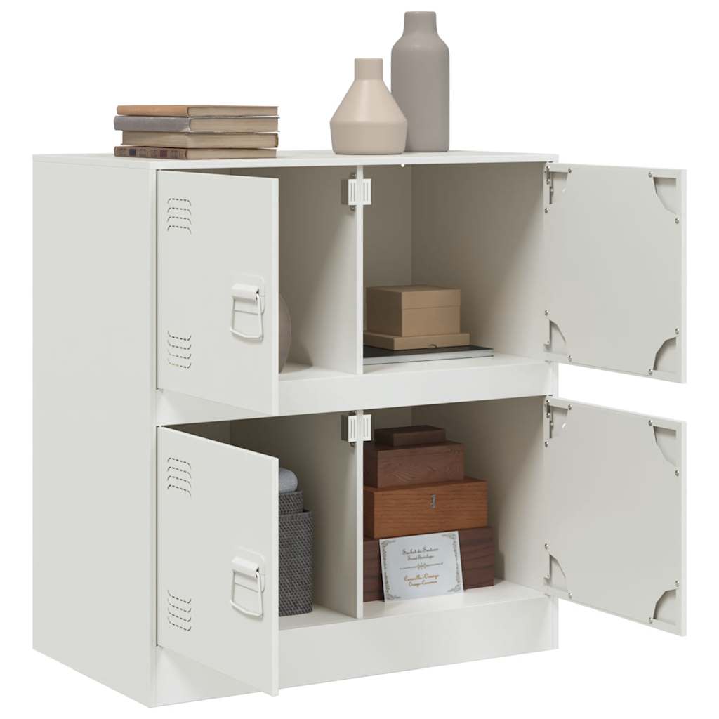 Buffet blanc 67x39x73 cm acier - XIOS