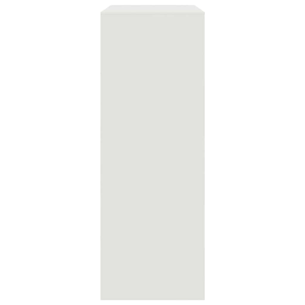 Buffet blanc 67x39x107 cm acier - XIOS