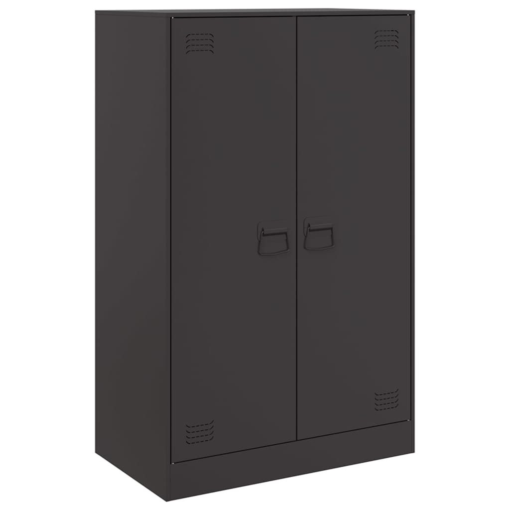 Buffet noir 67x39x107 cm acier - XIOS