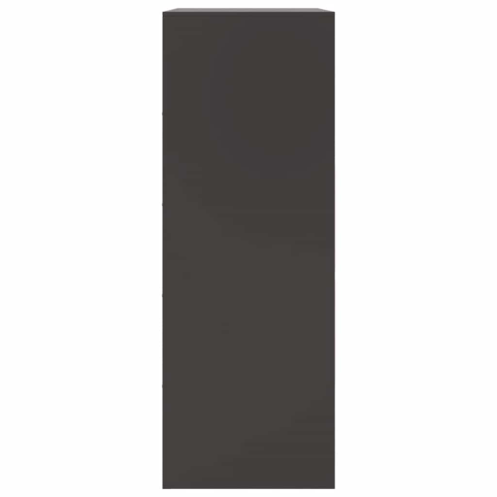 Buffet noir 67x39x107 cm acier - XIOS