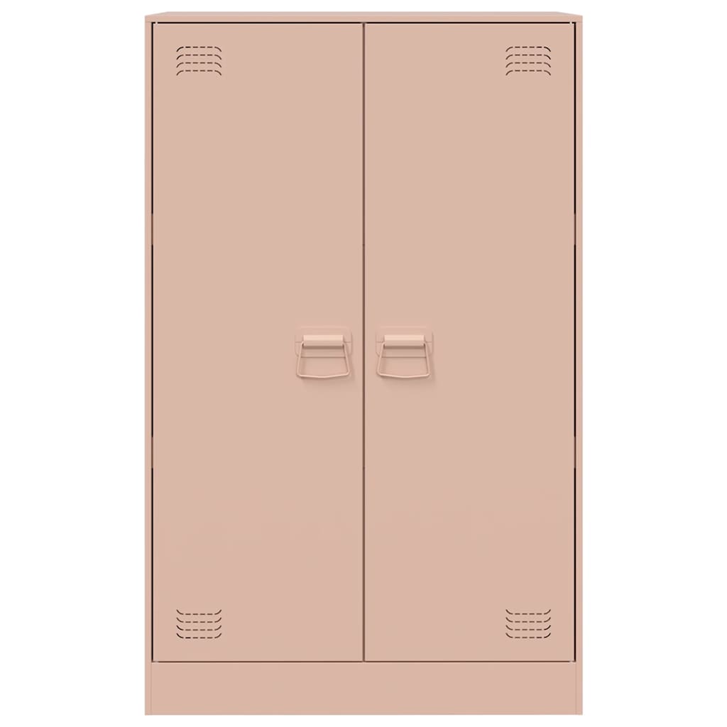 Buffet rose 67x39x107 cm acier - XIOS