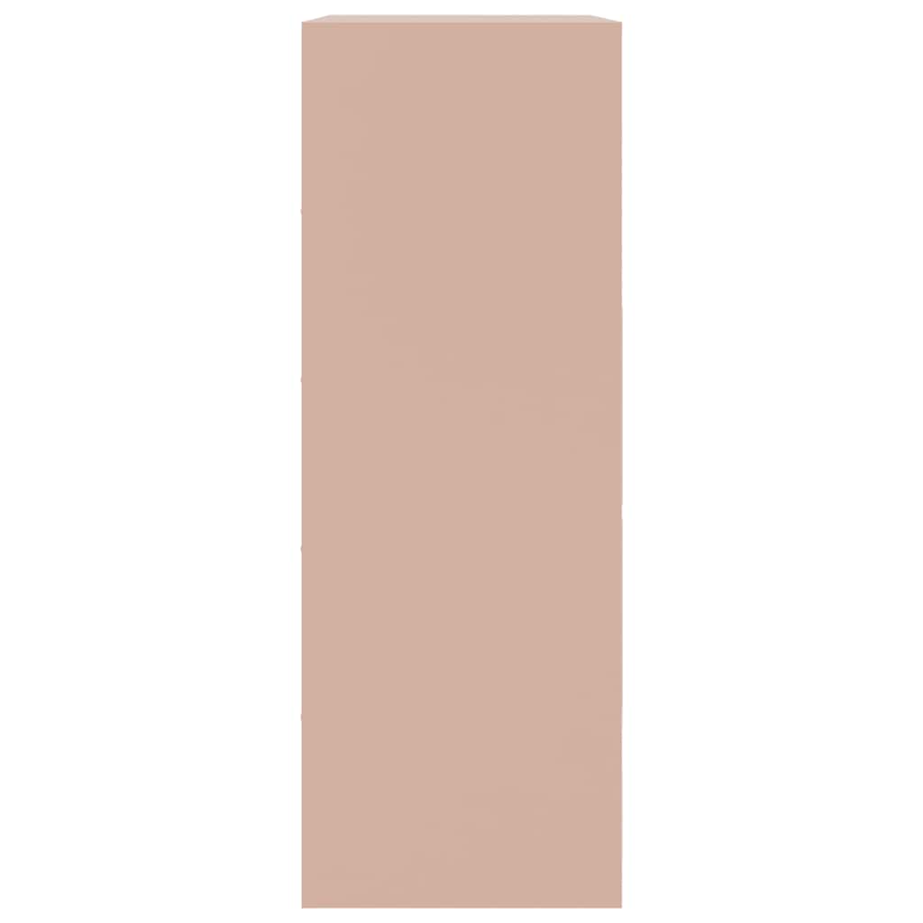 Buffet rose 67x39x107 cm acier - XIOS