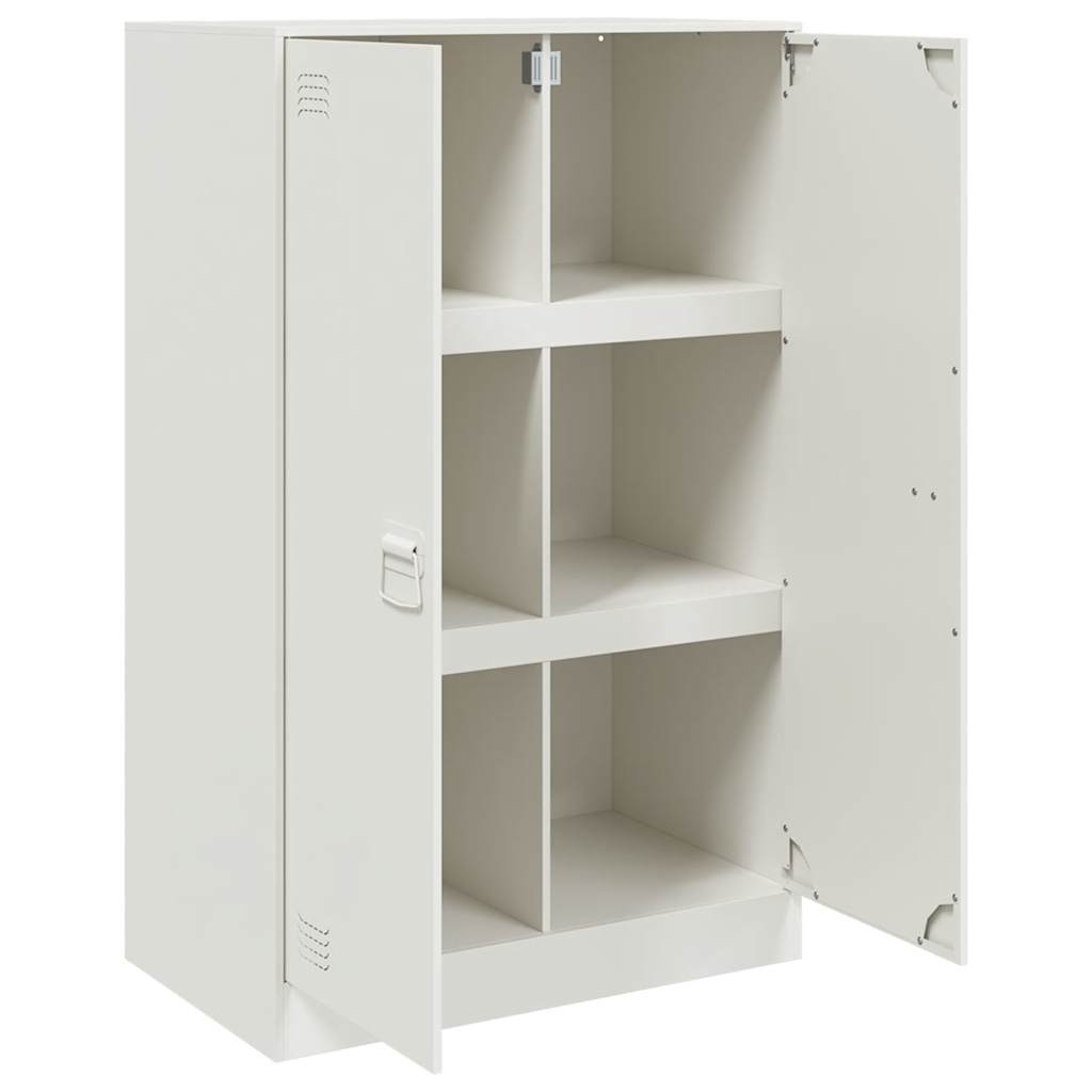 Buffet blanc 67x39x107 cm acier - XIOS