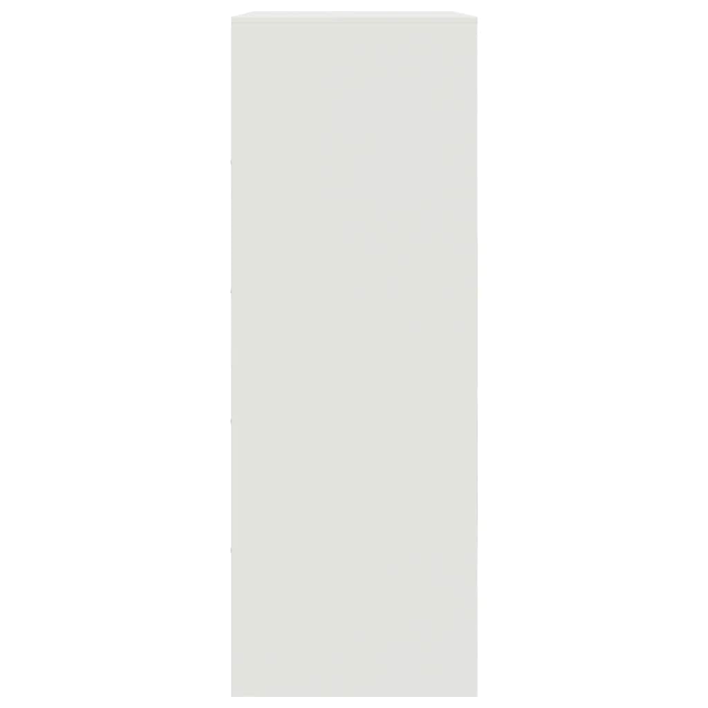 Buffet blanc 67x39x107 cm acier - XIOS