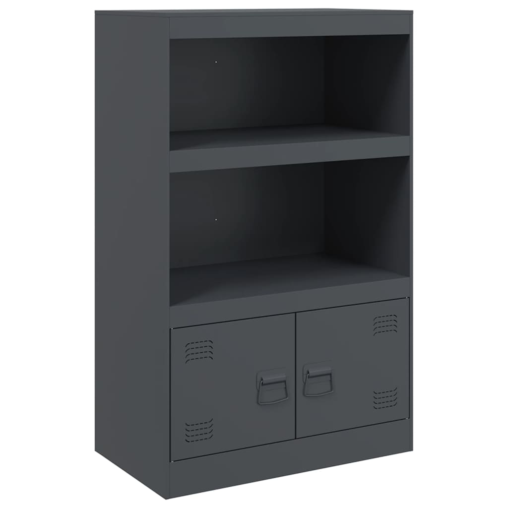 Buffet anthracite 67x39x107 cm acier - XIOS