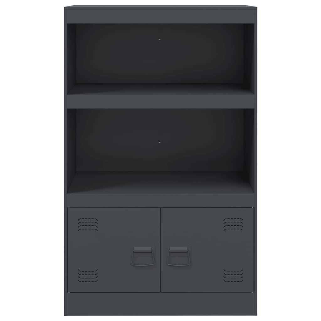 Buffet anthracite 67x39x107 cm acier - XIOS