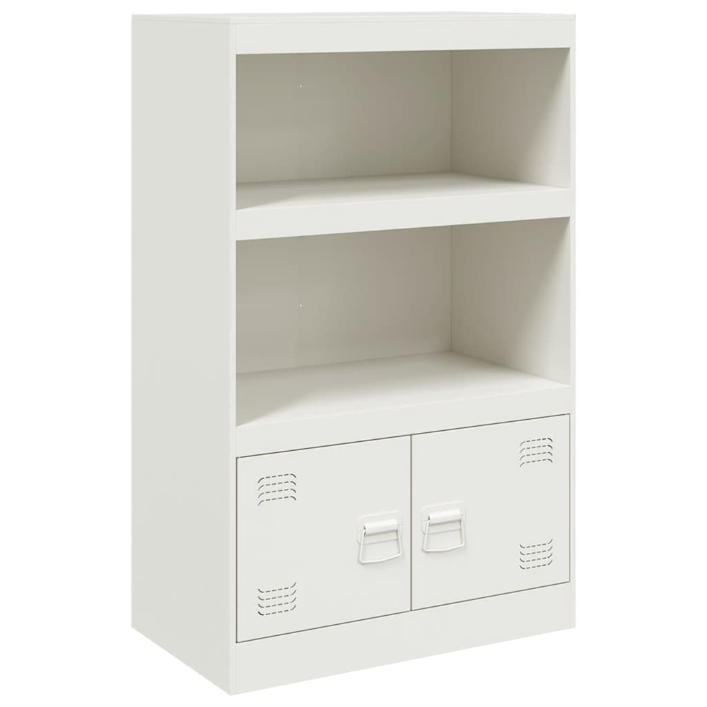 Buffet blanc 67x39x107 cm acier - XIOS