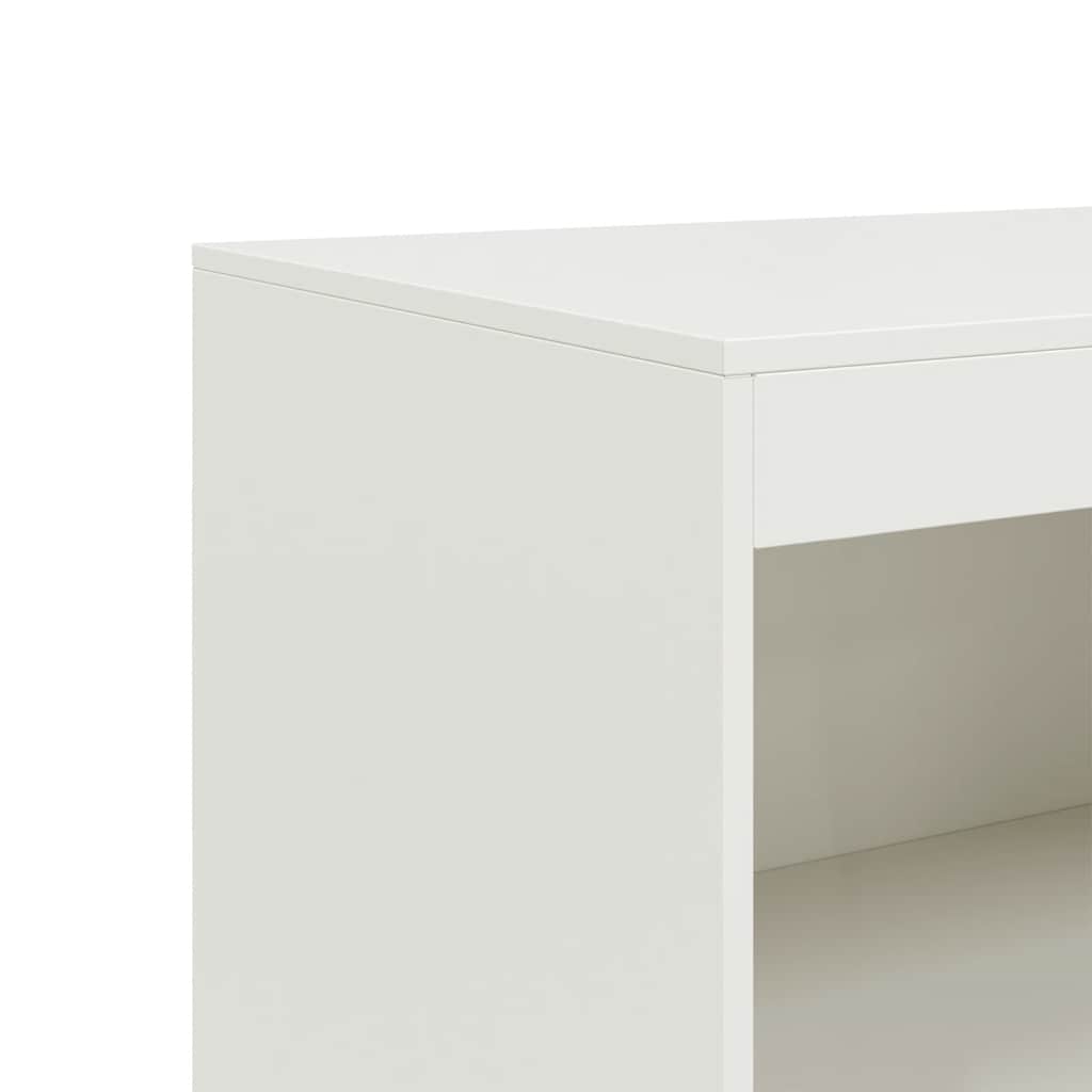 Buffet blanc 67x39x107 cm acier - XIOS