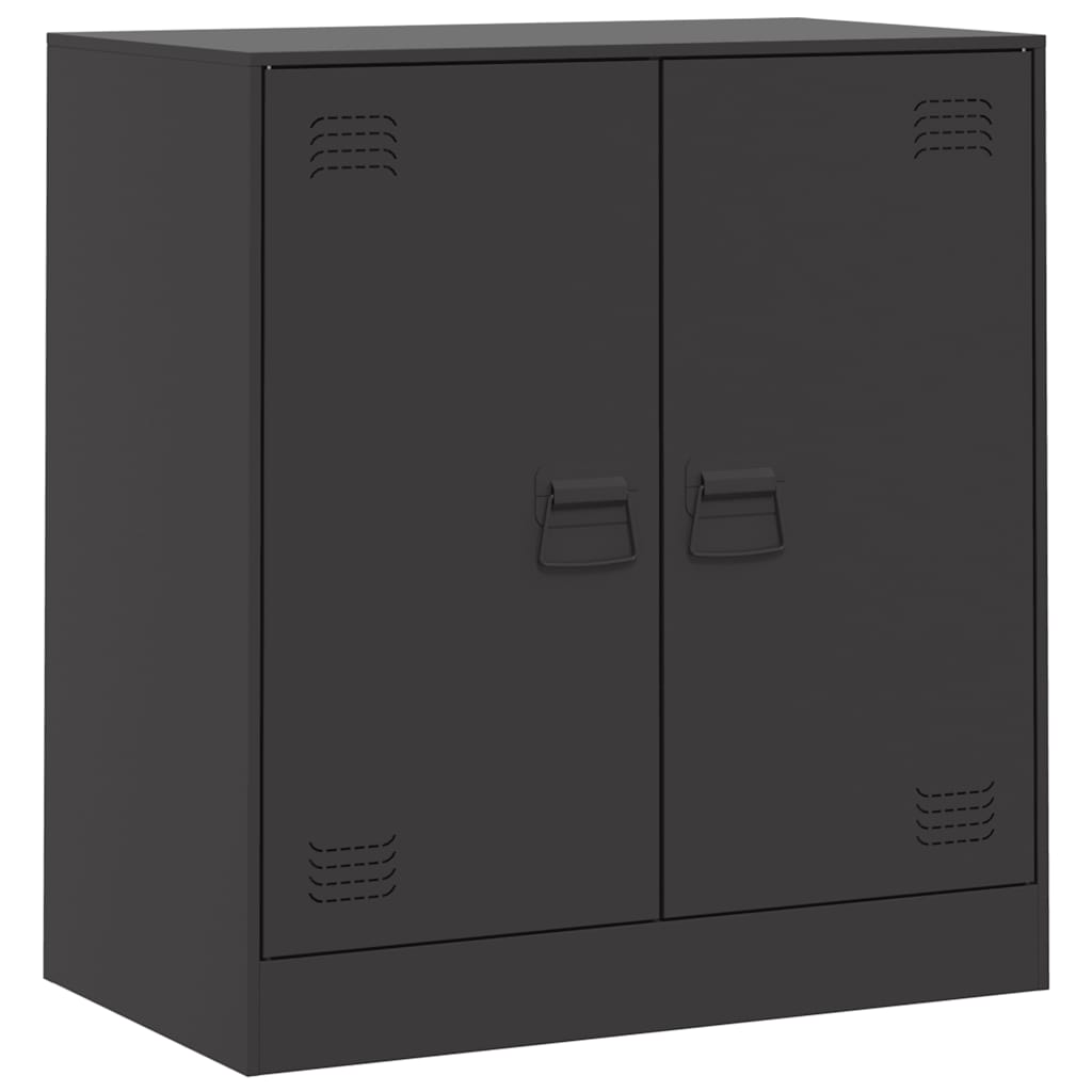 Buffet noir 67x39x73 cm acier - XIOS