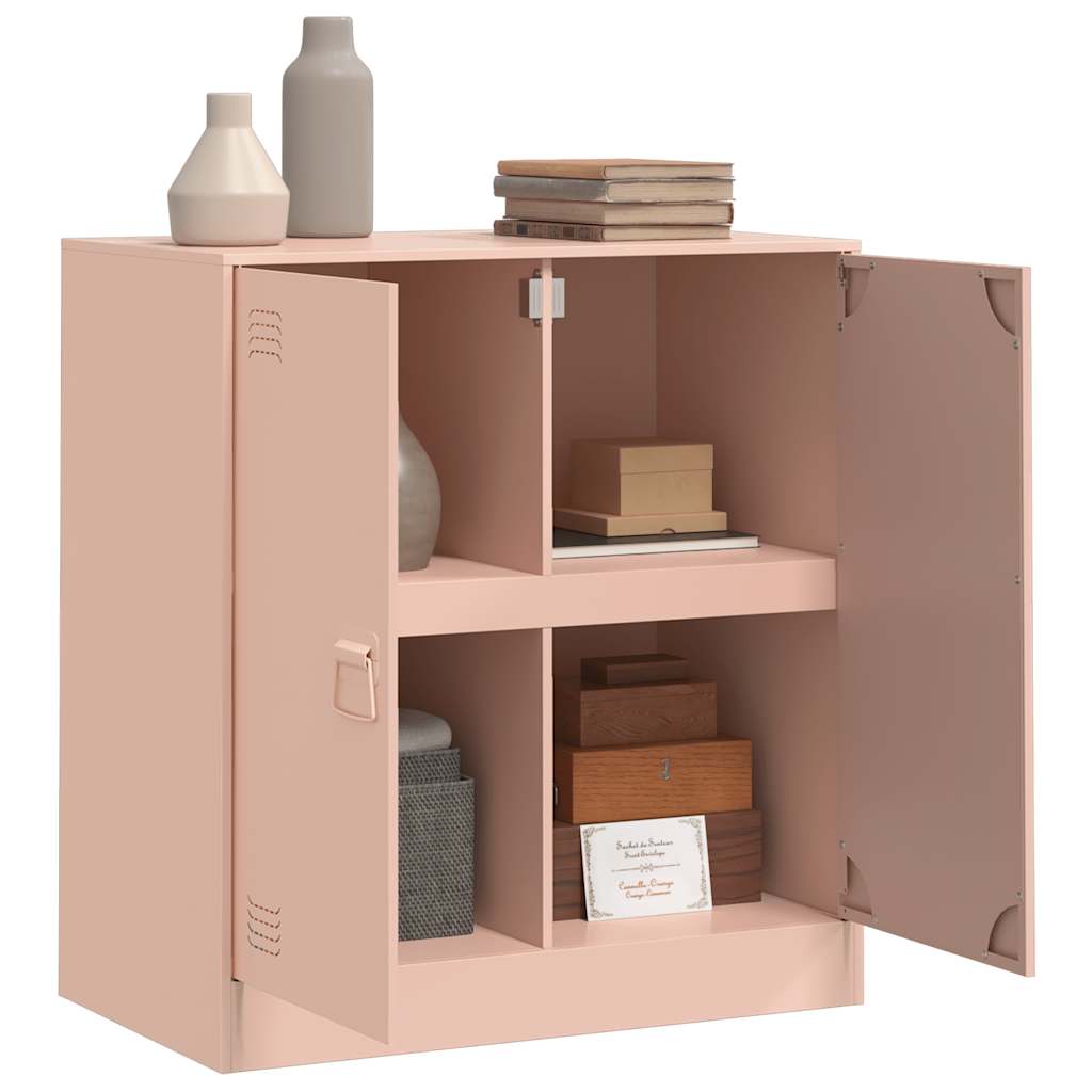 Buffet rose 67x39x73 cm acier - XIOS