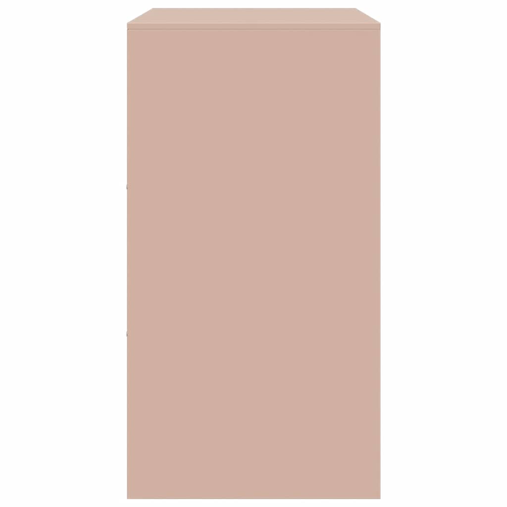 Buffet rose 67x39x73 cm acier - XIOS