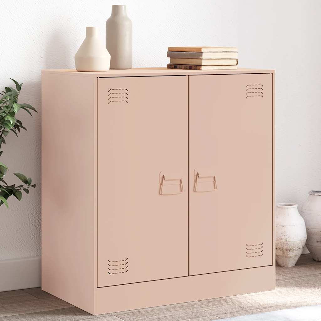 Buffet rose 67x39x73 cm acier - XIOS