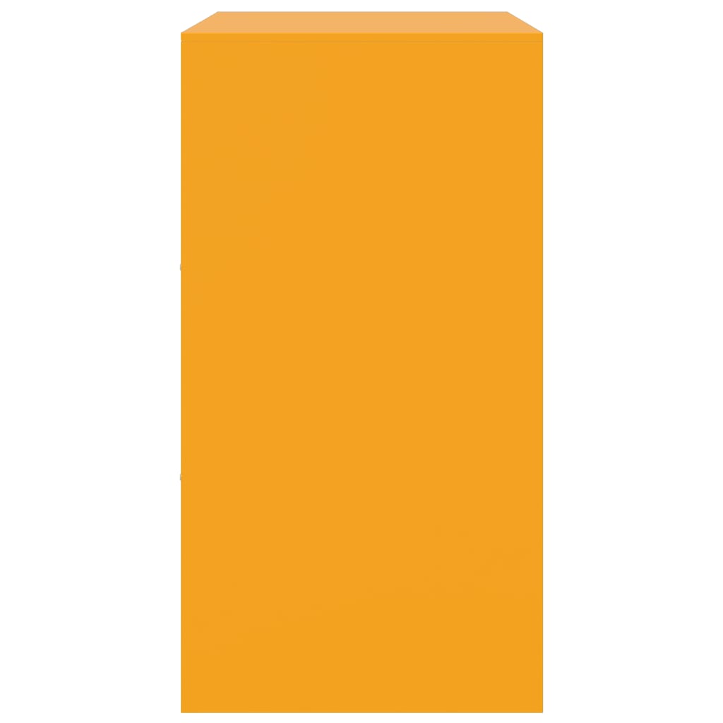 Buffet jaune moutarde 67x39x73 cm acier - XIOS