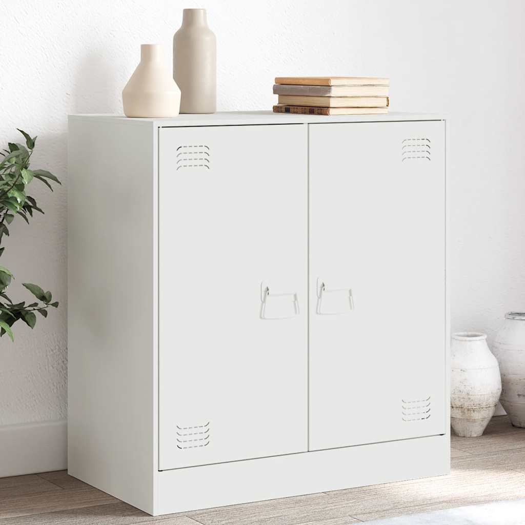 Buffet blanc 67x39x73 cm acier - XIOS