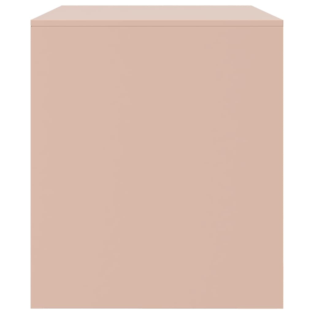 Meubles TV 2 pcs rose 67x39x44 cm acier - XIOS