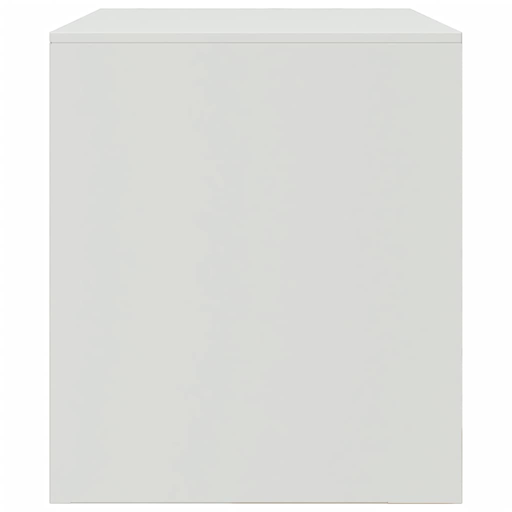 Meubles TV 2 pcs blanc 67x39x44 cm acier - XIOS