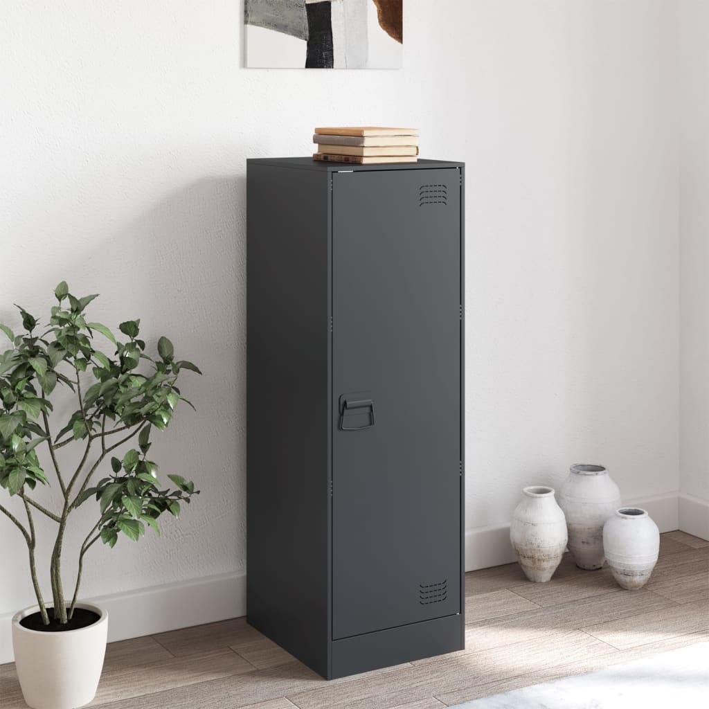 Buffet anthracite 34,5x39x107 cm acier - XIOS